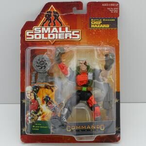 Kenner 98' Small Soldiers Battle Damage Chip Hazard Commando Elite Action Figure